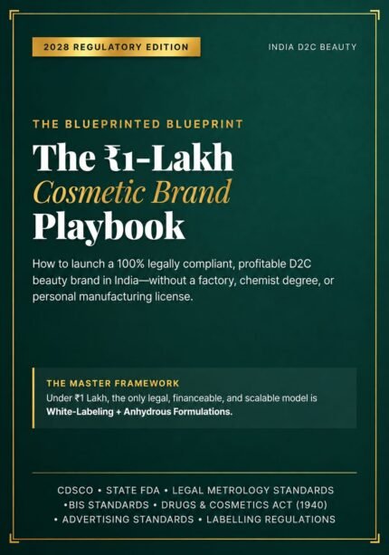The ₹1-Lakh Cosmetic Brand Playbook